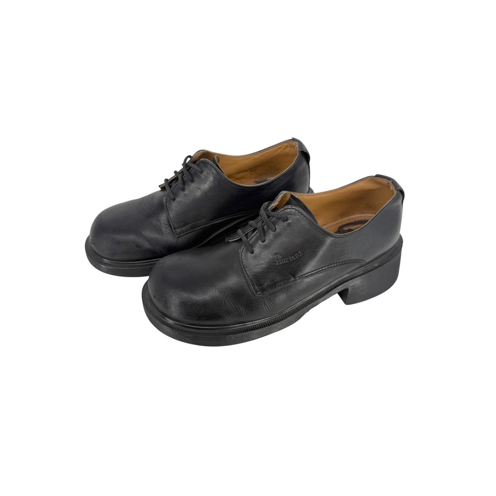 Dr. Martens 8461 Women UK 6 US 7 Black Leather Oxfords Made England VTG 3 Eye